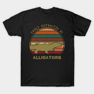 Easily Distracted By Alligators T-Shirt